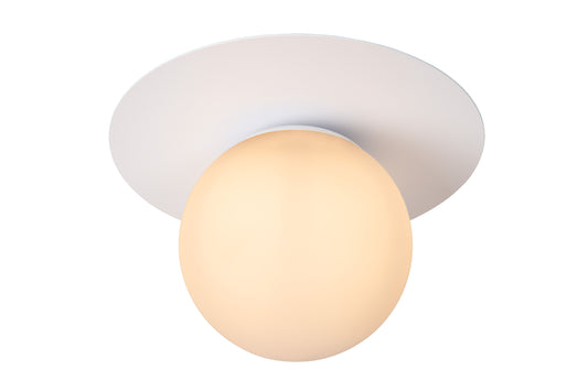 Lucide TRICIA - Flush ceiling light - Ø 25 cm - 1xE27 - White