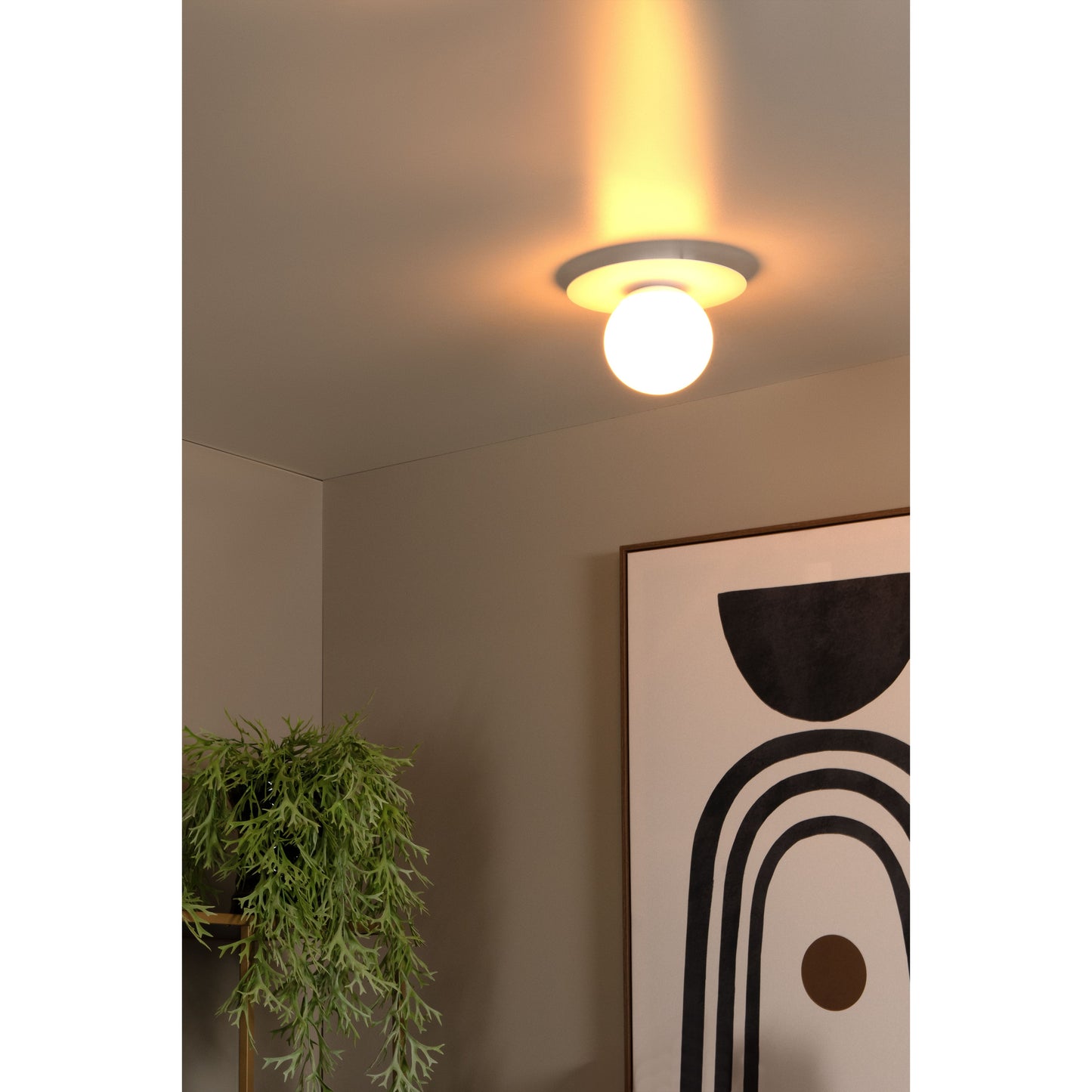 Lucide TRICIA - Flush ceiling light - Ø 25 cm - 1xE27 - White