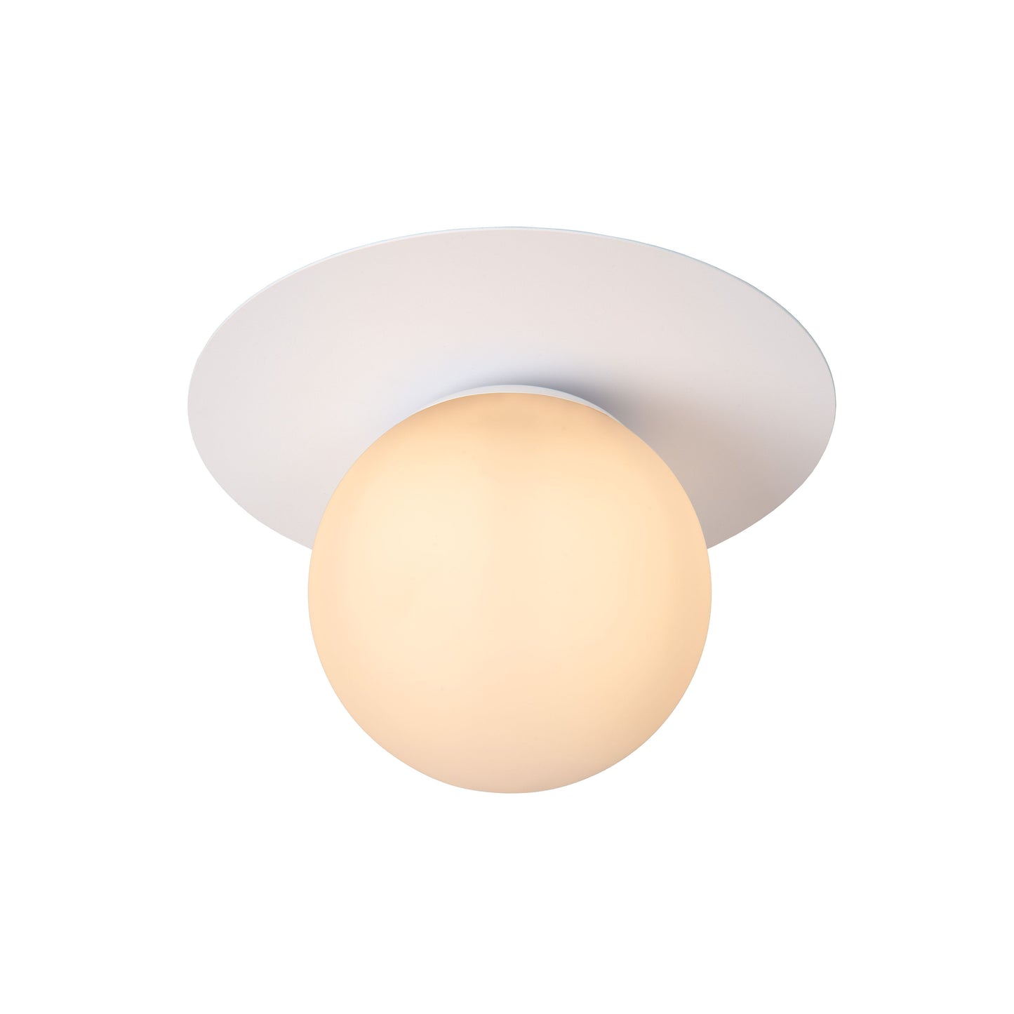 Lucide TRICIA - Flush ceiling light - Ø 25 cm - 1xE27 - White