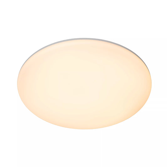 Lucide OLSON - Flush ceiling light Bathroom - Ø 35 cm - LED - CCT - 1x36W 3000K/6500K - IP44 - Opal