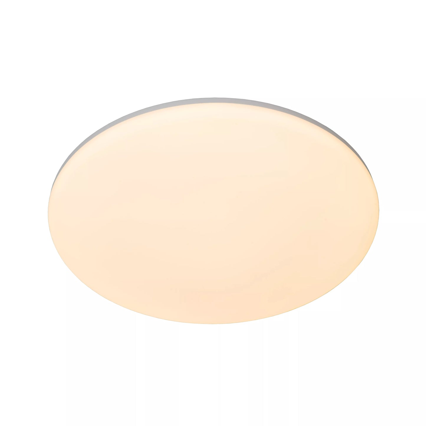 Lucide OLSON - Flush ceiling light Bathroom - Ø 45 cm - LED - CCT - 1x45W 3000K/6500K - IP44 - Opal
