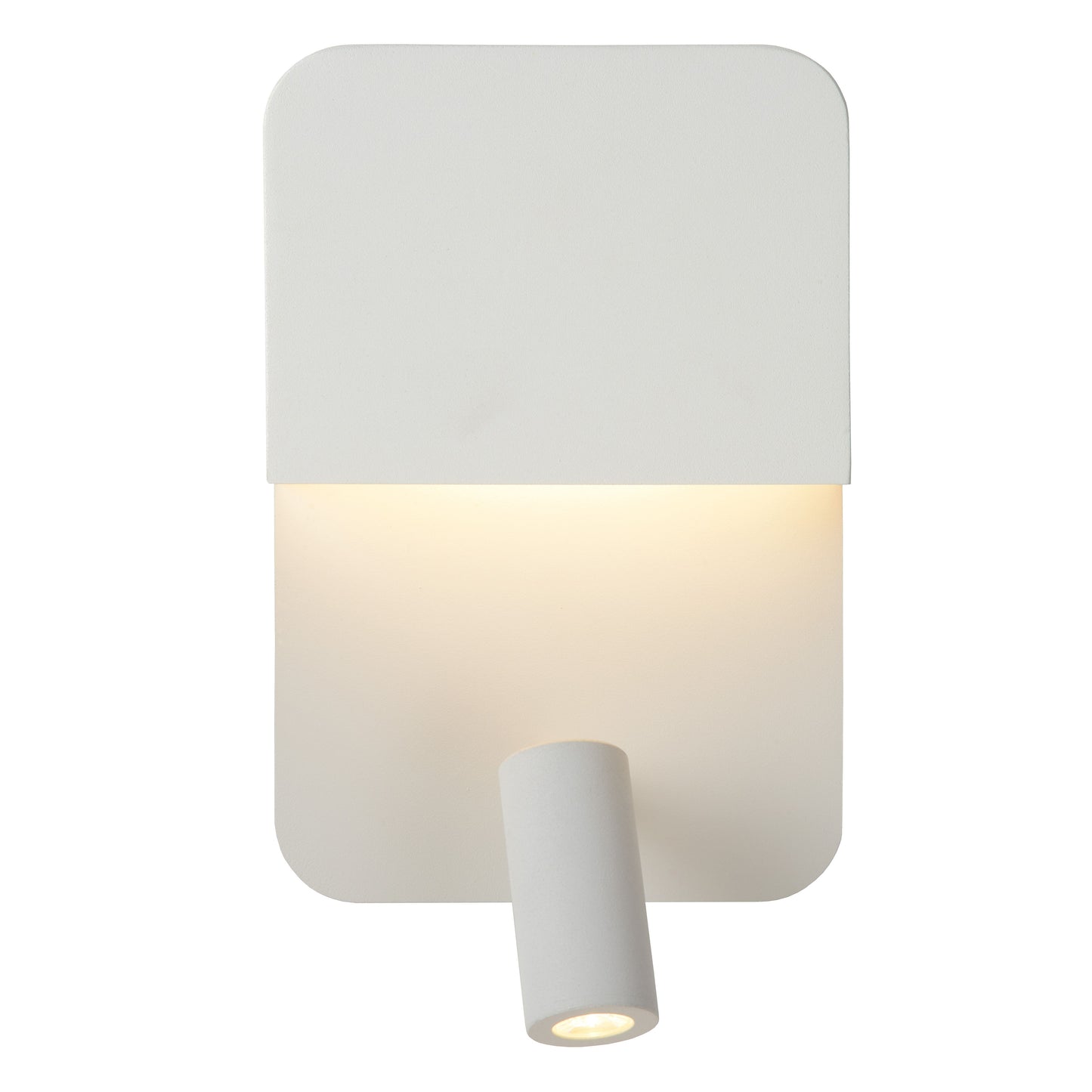 Lucide BOXER - Bedside lamp / Wall light - LED - 3000K - With USB charging point - White