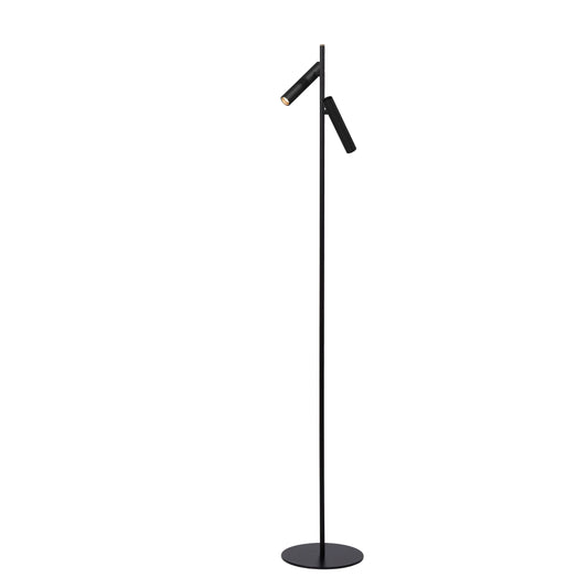 Lucide PHILON - Floor reading lamp - Ø 23 cm - LED Dim. - 2x4,5W 3000K - Black