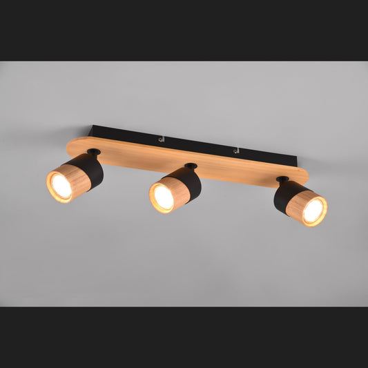 Aruni  - Spot - Wood Coloured - Trio