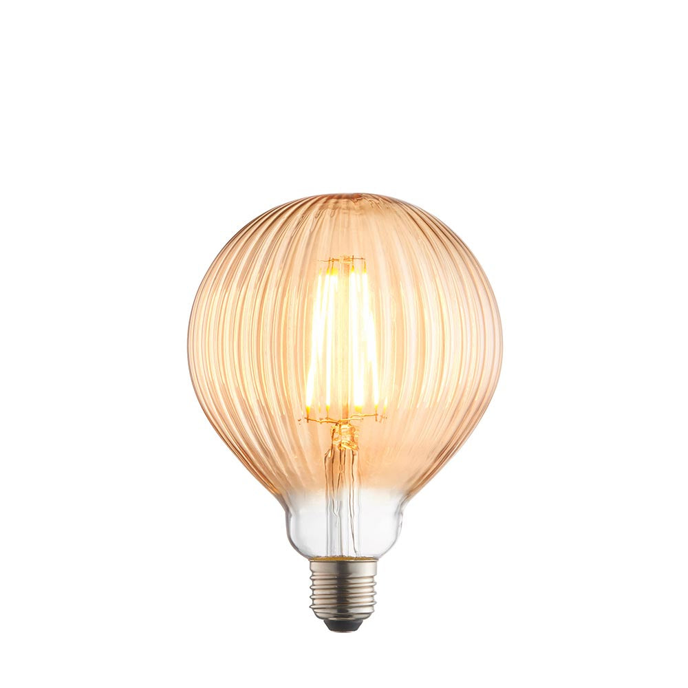 Ribb E27 LED filament 125mm dia