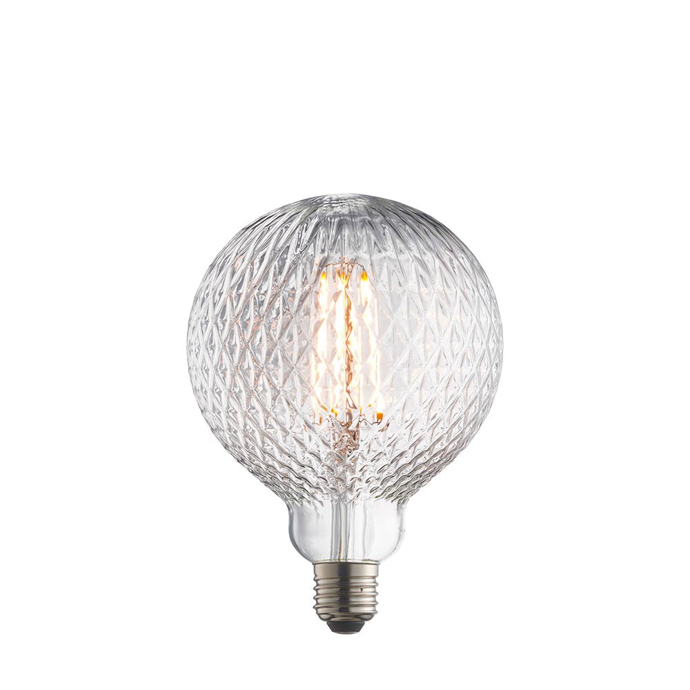Facet E27 LED Filament 125mm dia