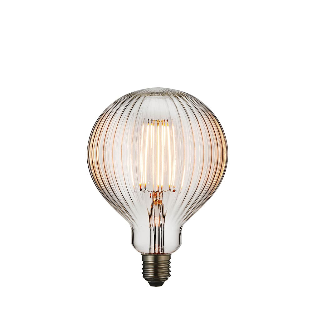 Ribb E27 LED filament 125mm dia