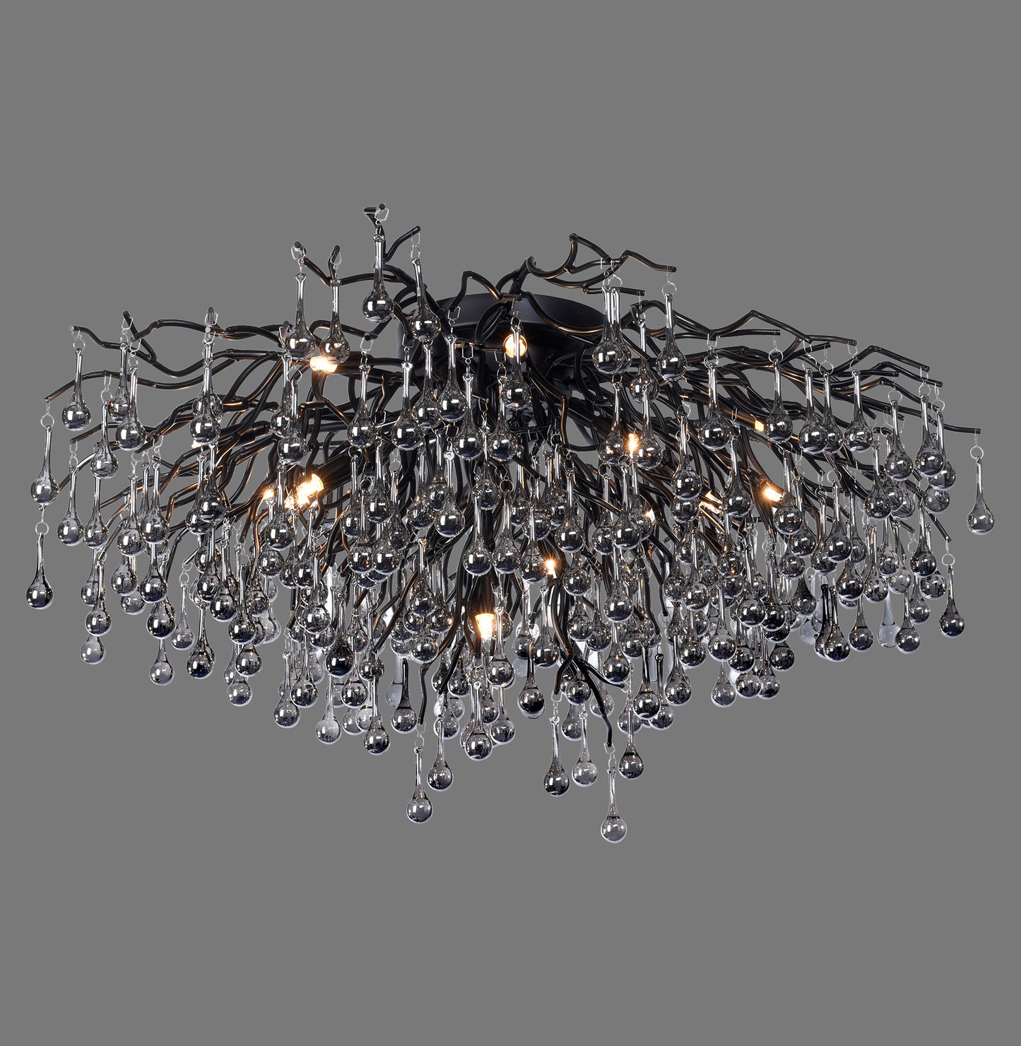 Icicle - Ceiling Light - Black - By Paul Neuhaus - (8092-18)