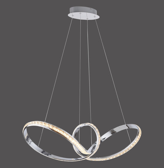 Tanja - Pendant Light - Chrome - By Paul Neuhaus - (8222-17)