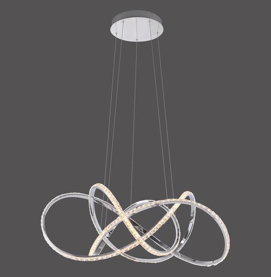 Kiribi - Pendant Light - Chrome - By Paul Neuhaus - (8294-17)