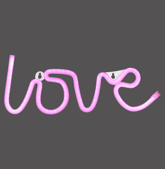 Neon-Love - Neon-Led-Picture - Pink - By Just Light - (85021-87)