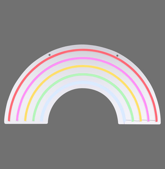 Neon-Rainbow - Neon-Led-Picture - Multi-Coloured - By Just Light - (85024-70)