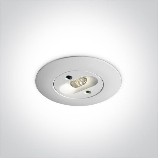 Emergency LED Recessed Spot