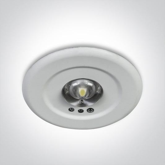 Emergency LED Recessed Spot