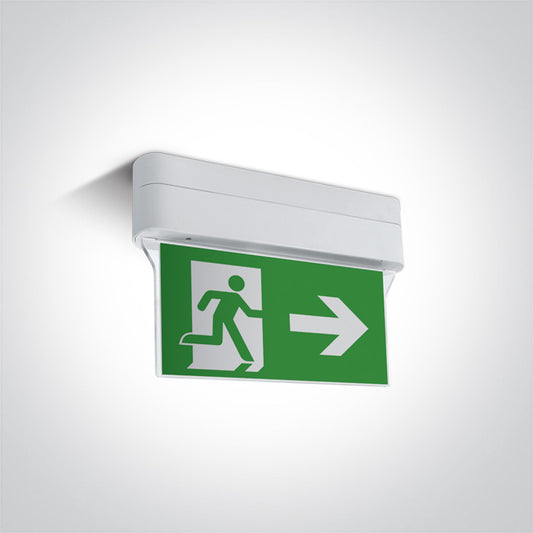 Emergency LED Ceiling Signs