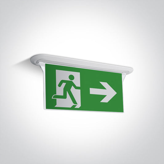Emergency LED Ceiling Signs
