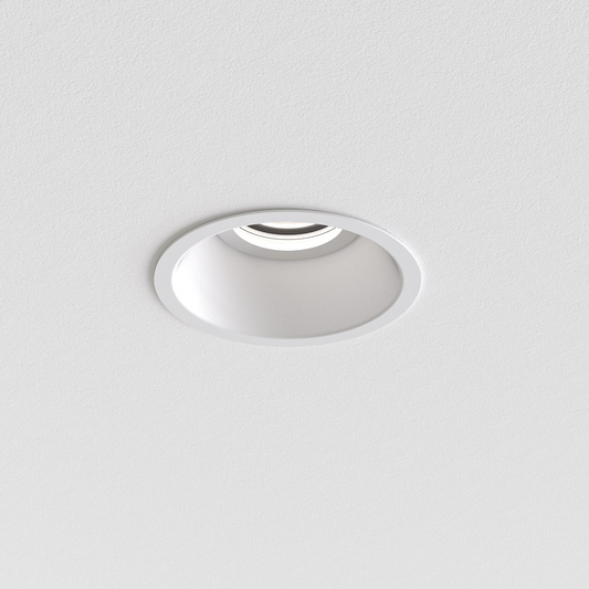 Minima PRO Round Fixed IP65 - Matt White - 2700K Wide Frosted