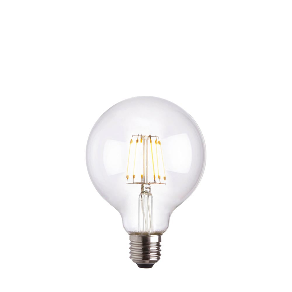 E27 LED filament globe 95mm dia