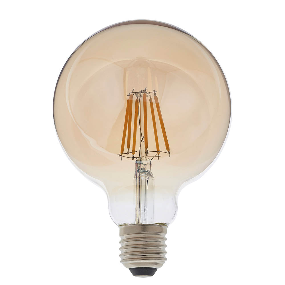 E27 LED filament globe 95mm dia