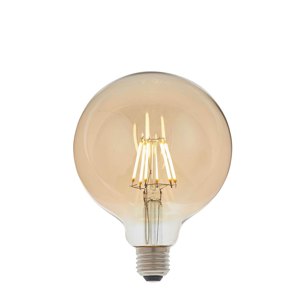 E27 LED filament globe 125mm dia