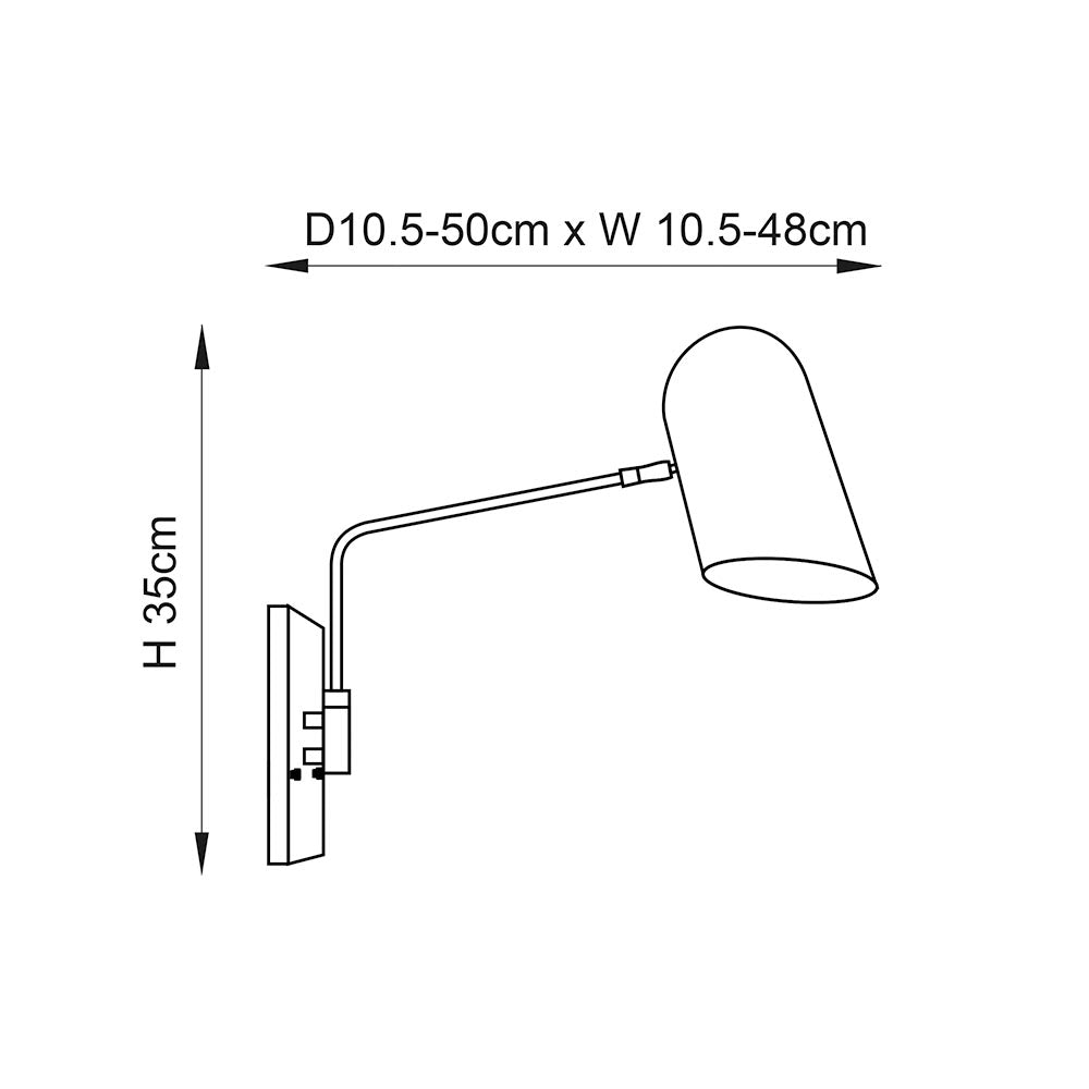Navren Swing arm wall