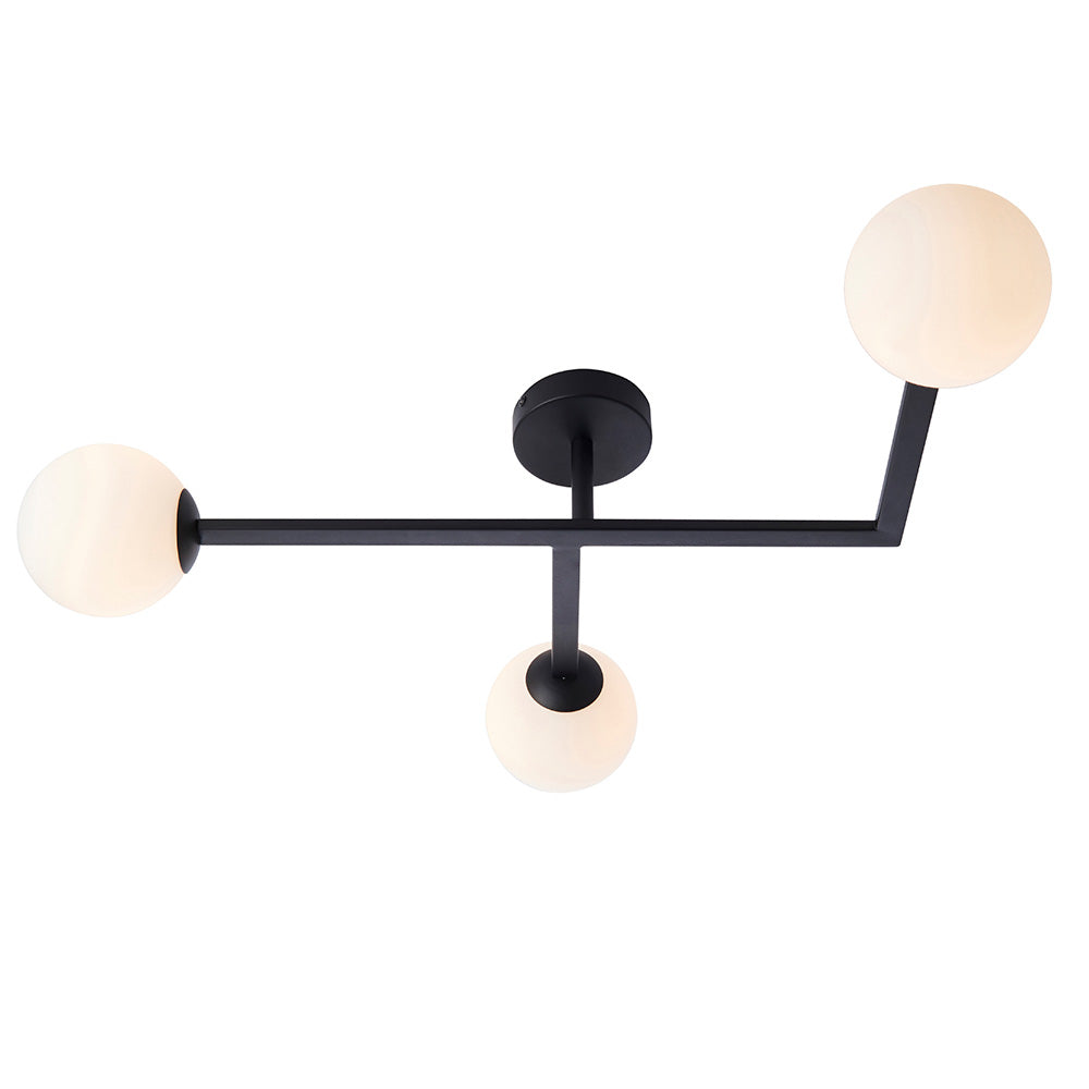 Spa 3Lt Semi Flush - Matt Black