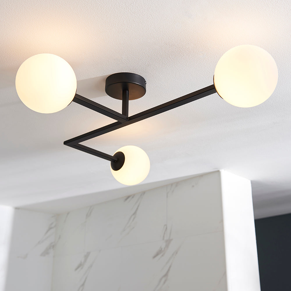 Spa 3Lt Semi Flush - Matt Black
