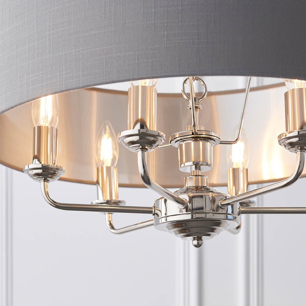 Highclere 6lt pendant