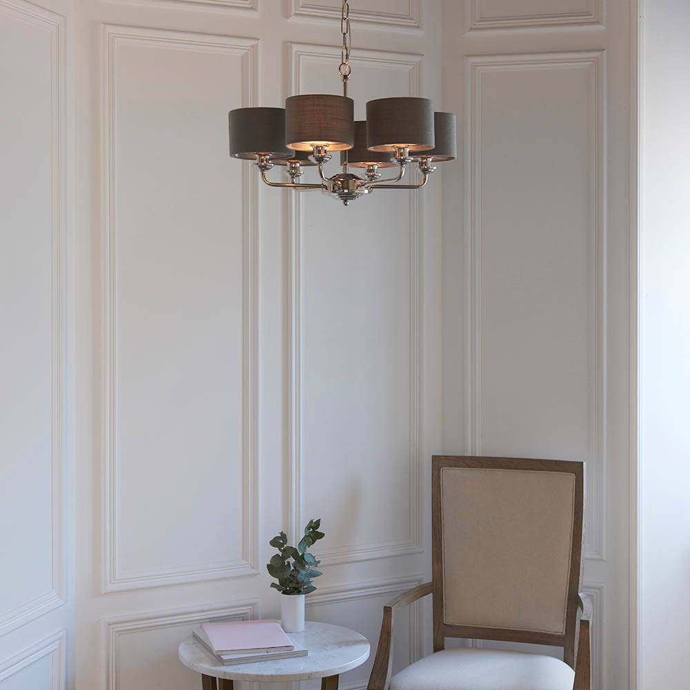 Highclere 6lt pendant