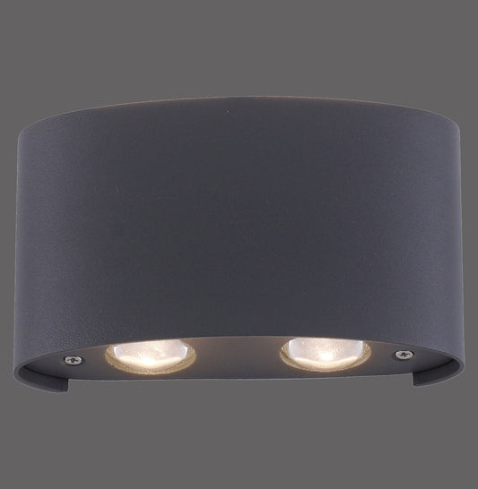 Carlo - Wall Light - Anthrazit - By Paul Neuhaus - (9487-13)