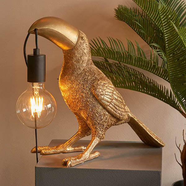 Toco Toucan Table - Gold