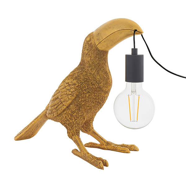 Toco Toucan Table - Gold