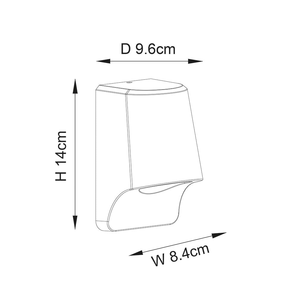 Beam Wall IP44 - Aged Pewter