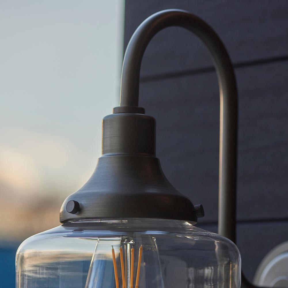 Schoolhouse Wall IP44 - Pewter