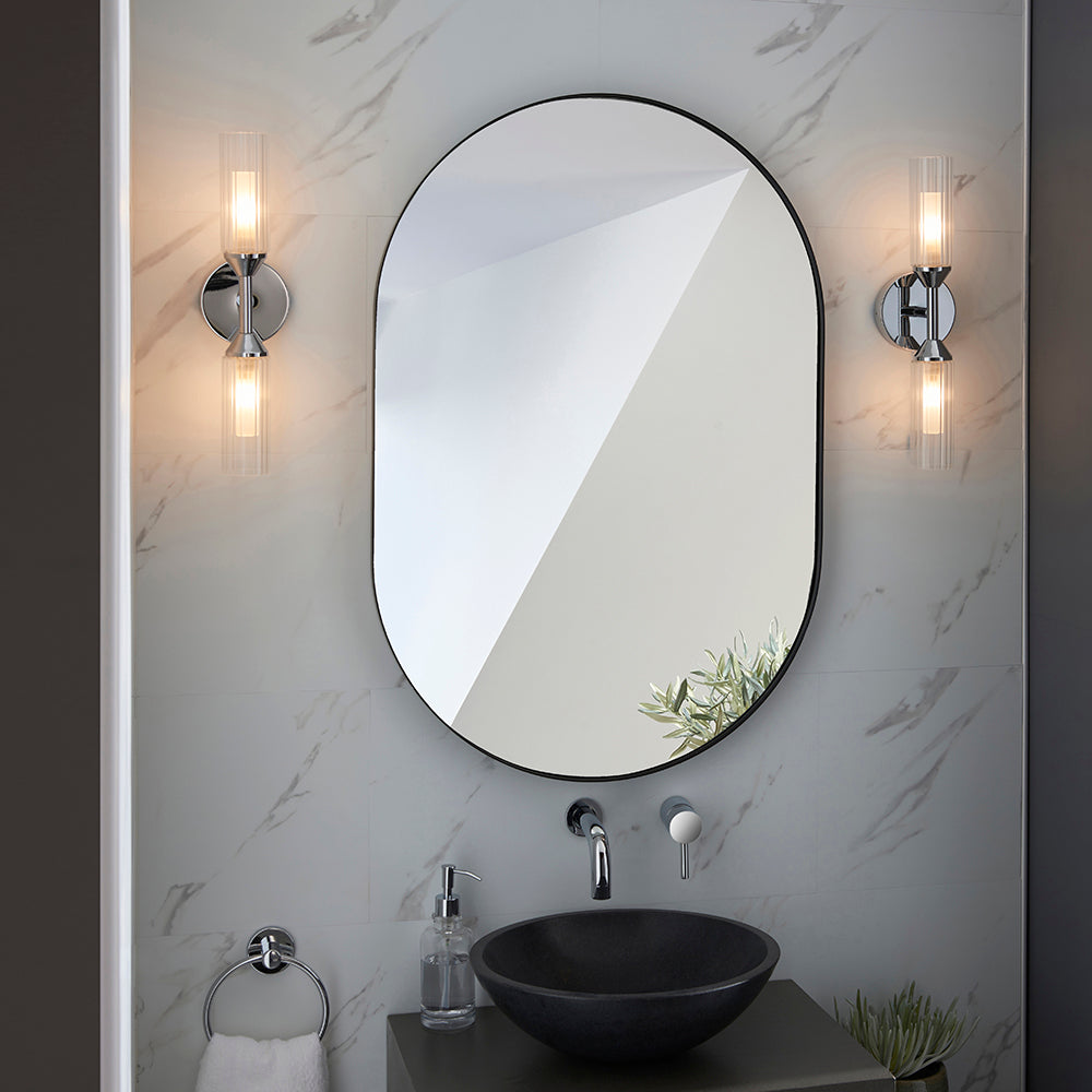 Natori 2Lt Wall IP44 - Chrome