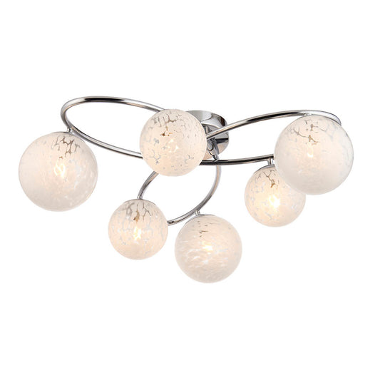 Maye 6 Light Semi Flush