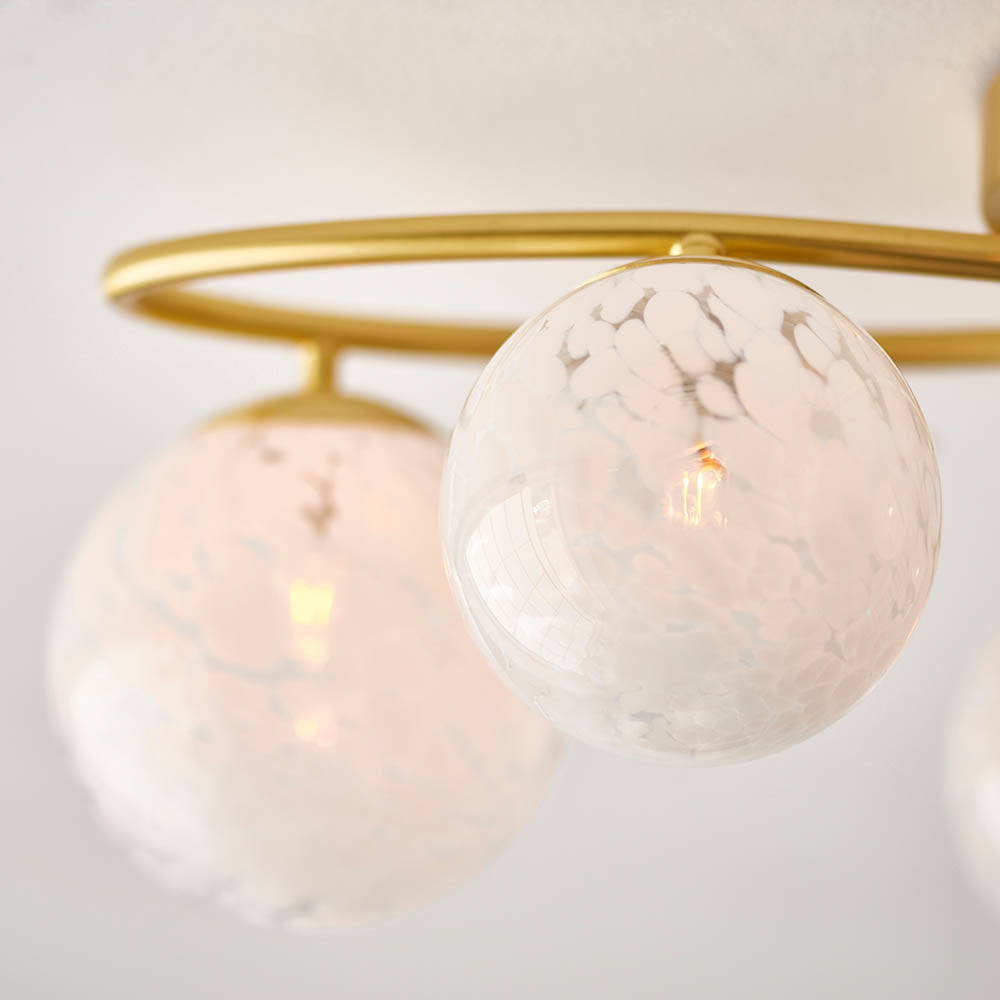 Maye 6 Light Semi Flush