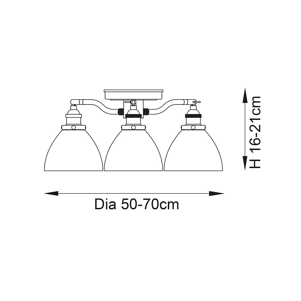 Hansen 3lt Semi Flush