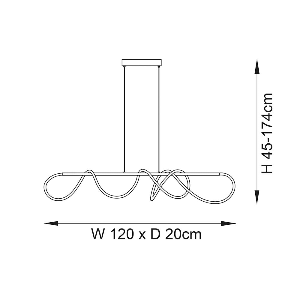 Attalea Linear pendant