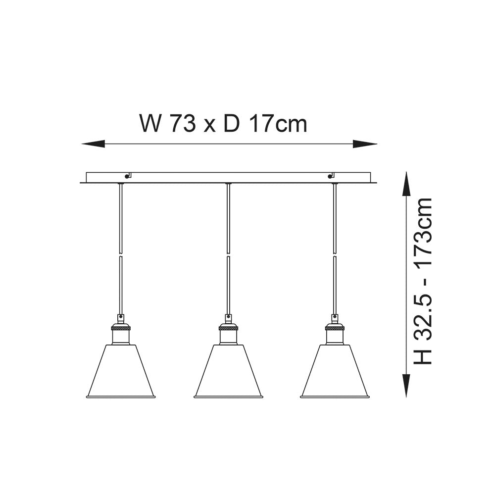 Hal 3lt Linear Pendant