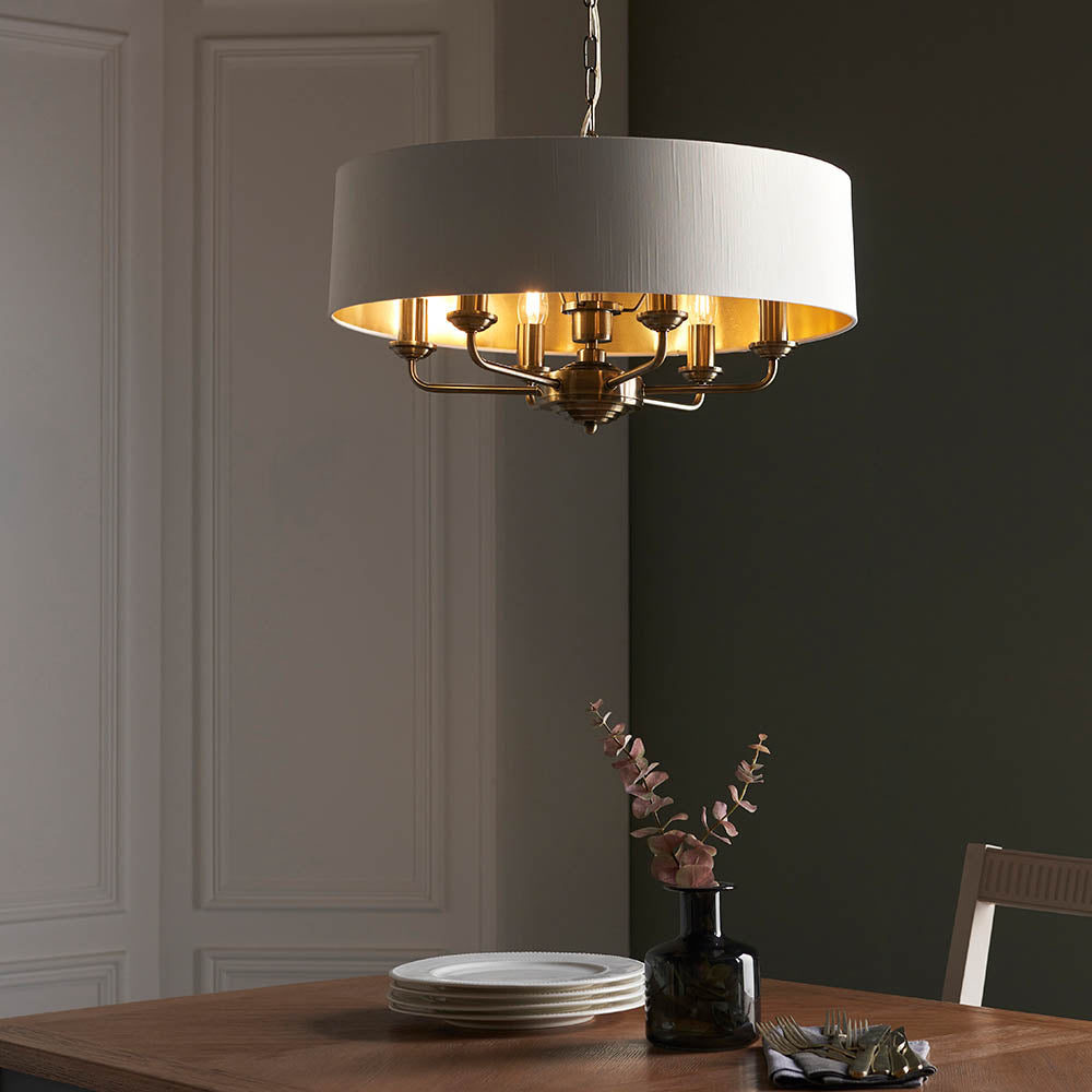 Highclere 6lt pendant