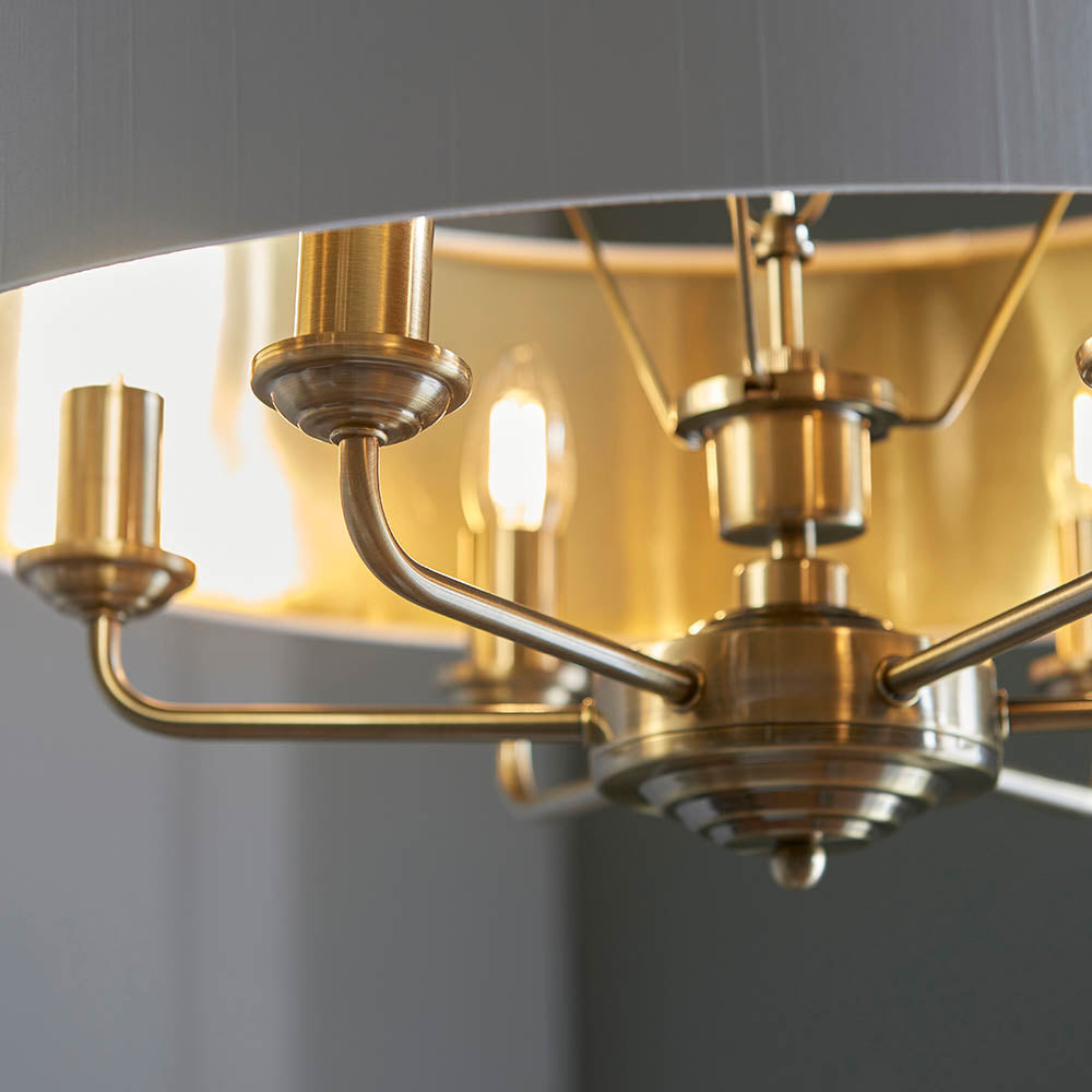 Highclere 6lt pendant