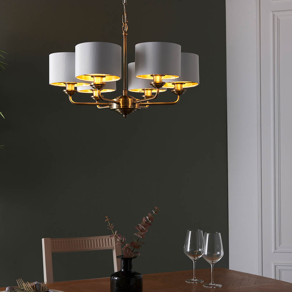 Highclere 6lt pendant