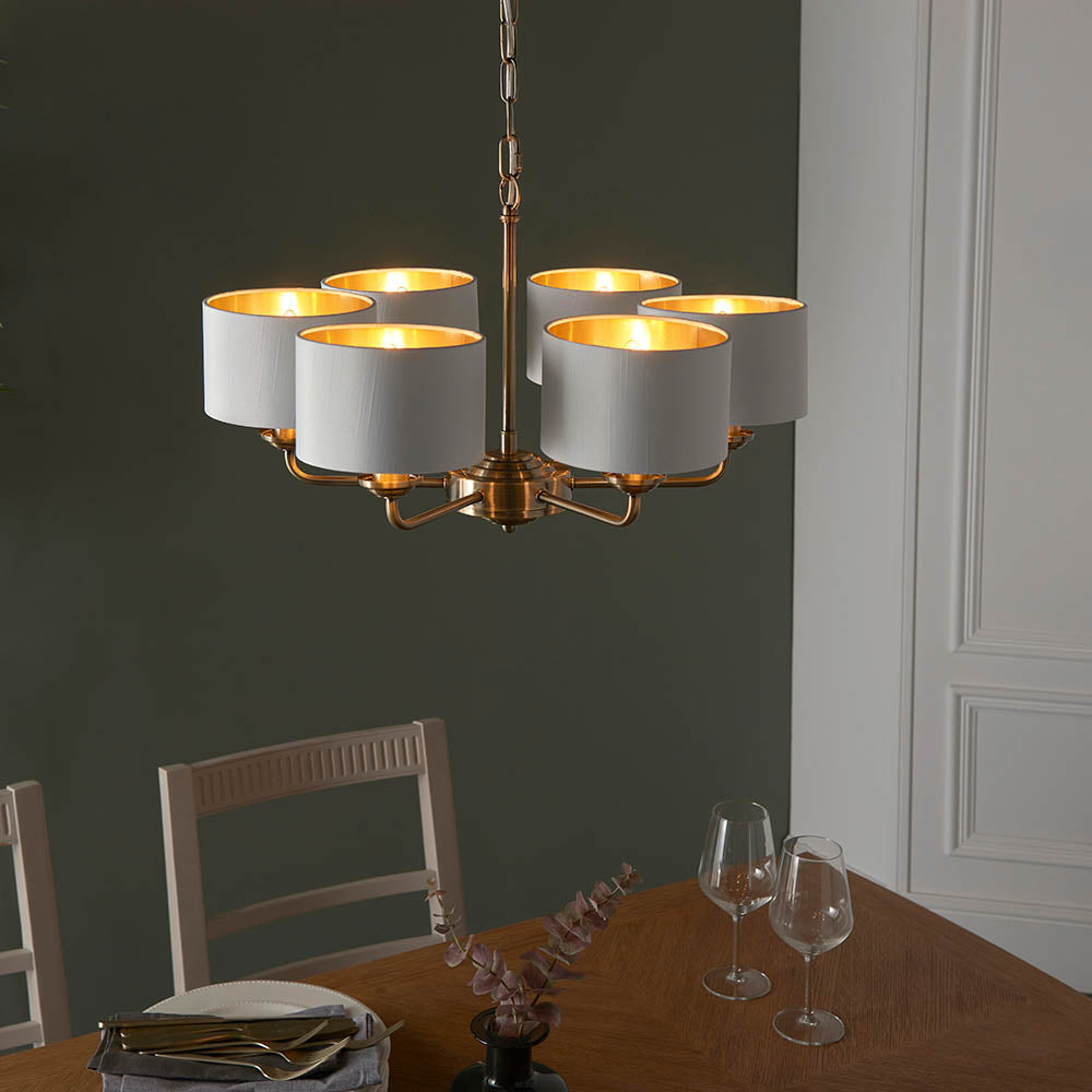 Highclere 6lt pendant