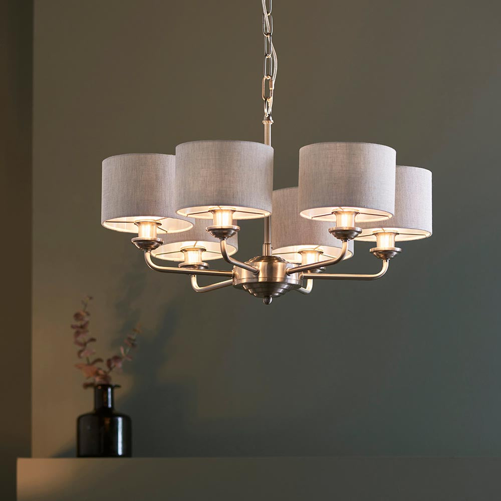 Highclere 6lt pendant
