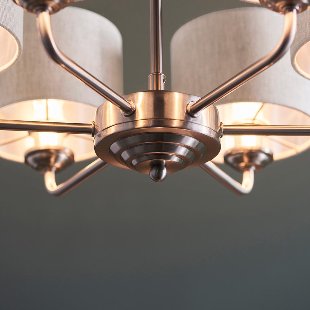 Highclere 6lt pendant