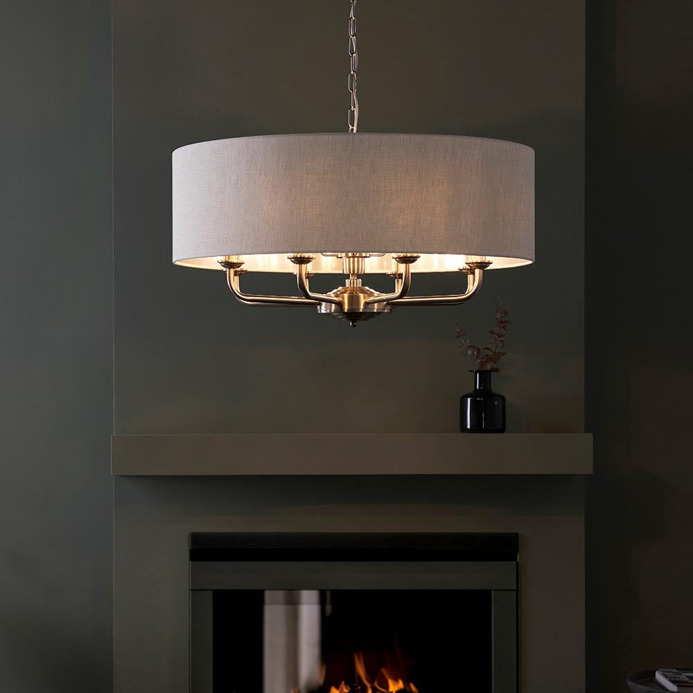 Highclere 8lt pendant