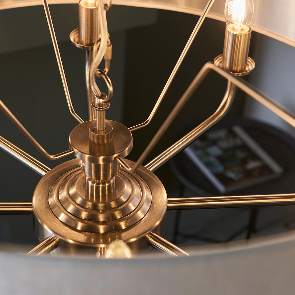 Highclere 8lt pendant