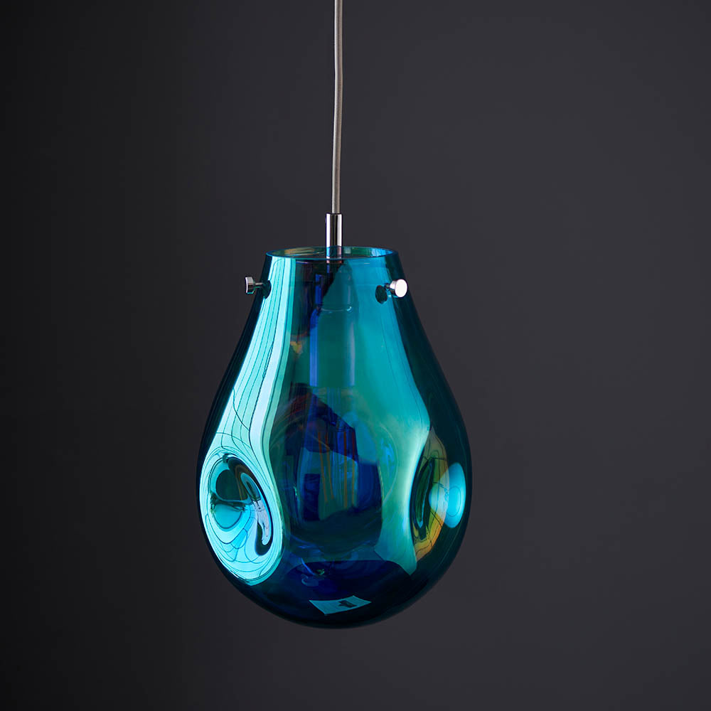 Europa Medium Pendant - Petrol