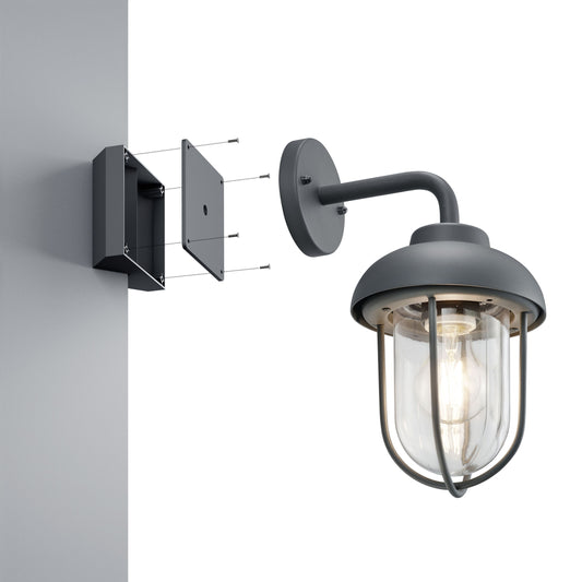 ECKBEFESTIGUNG Corner mounting - Black mat